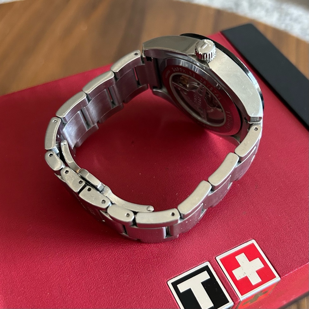 Tissot Men’s PRS 516 Blue Day Date Dial Watch - Picture 8 of 16